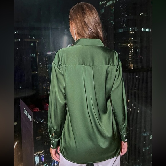 Luxe Satin Classic Shirt